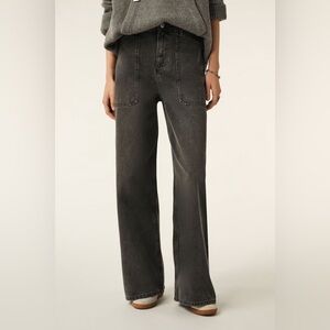 BA&SH Dellou wide cut jeans , NWT , sz 38